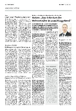 Vorschauseite 1: Rutten: „Das Kriterium der Wohnortnähe ist ausschlaggebend“