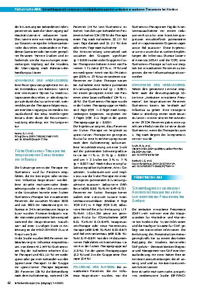 Vorschauseite 3: Baloxavir reduziert Influenza-Übertragung im Haushalt