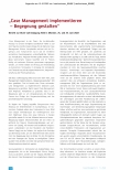 Vorschauseite 1: "Case Management implementieren - Begegnung gestalten"