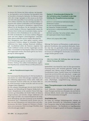 Vorschauseite 4: Kinder als Patienten - Diagnostik, Prävention und Therapie