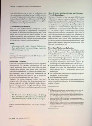 Vorschauseite 5: Kinder als Patienten - Diagnostik, Prävention und Therapie