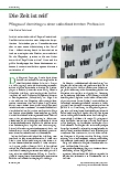 Vorschauseite 1: Die Zeit ist reif: Pflege auf dem Weg zu einer selbstbestimmten Profession.