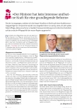 Vorschauseite 1: "Der Minister hat kein Interesse und keine Kraft für eine grundlegende Reform."