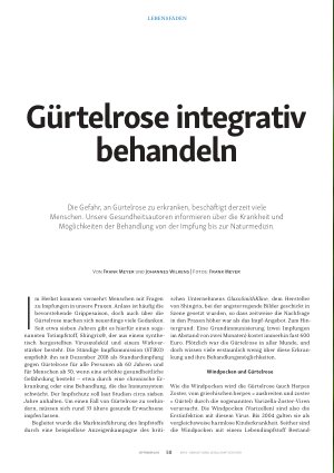 Vorschauseite 1: Gürtelrose integrativ behandeln