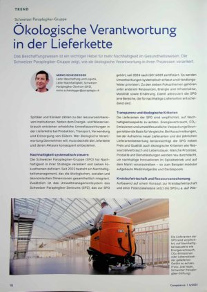 Vorschauseite 1: Ökologische Verantwortung in der Lieferkette