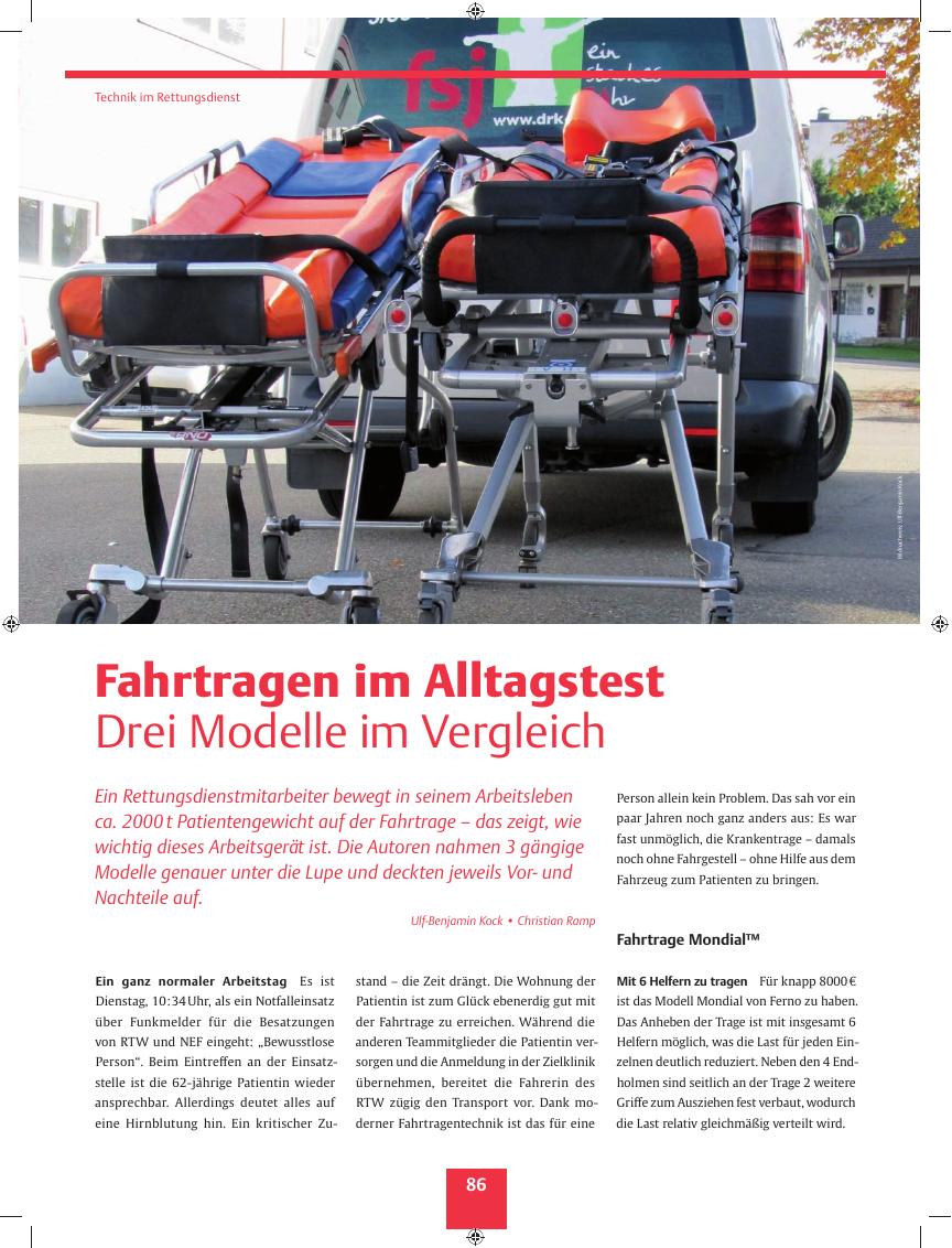 Vorschauseite 1: Fahrtragen im Alltagstest? Drei Modelle im Vergleich