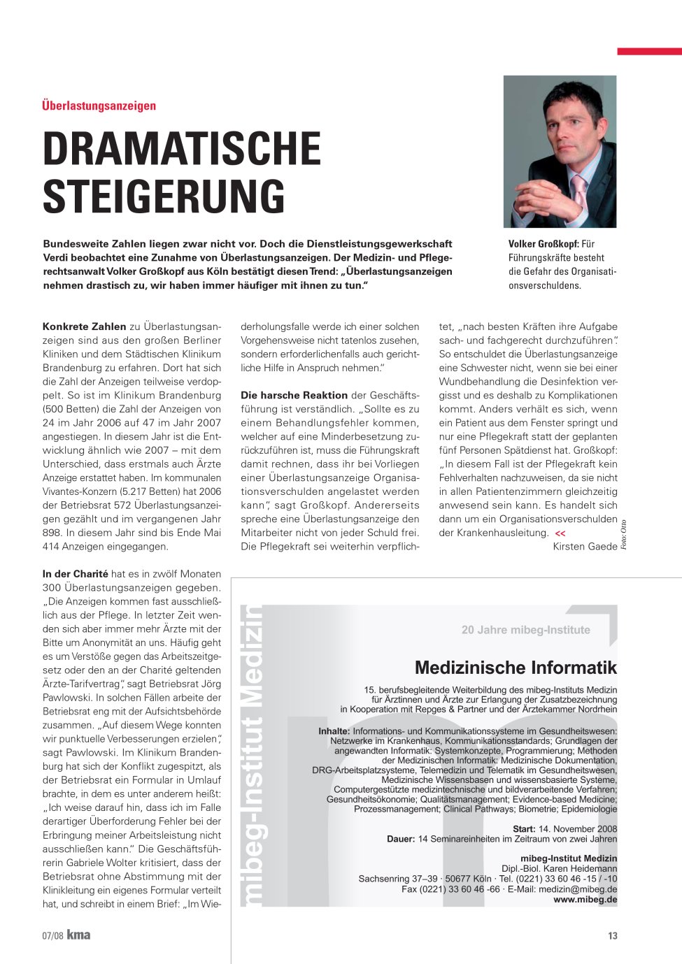 Vorschauseite 1: Dramatische Steigerung