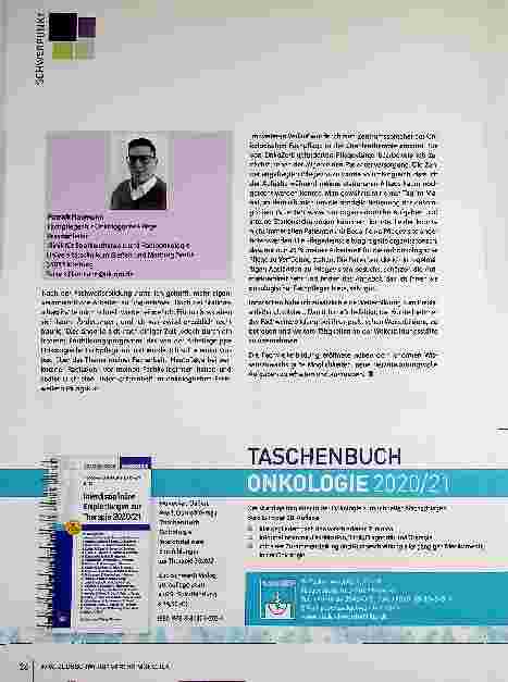Vorschauseite 6: Aufgabenfelder onkologischer Fachpflegekräfte - Erfahrungsberichte aus der Praxis