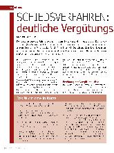 Vorschauseite 1: Schiedsverfahren: deutliche Vergütungserhöhung festgesetzt