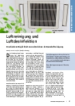 Vorschauseite 1: Luftreinigung und Luftdesinfektion: Verschiedene Möglichkeiten und Probleme der Raumluftreinigung