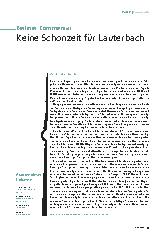 Vorschauseite 1: Berliner Kommentar: Keine Schonzeit für Lauterbach