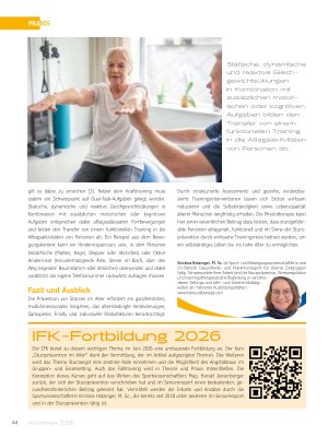 Vorschauseite 3: Sturzprävention im Alter: Bedeutung von Risikofaktoren, und Trainingsinterventionen