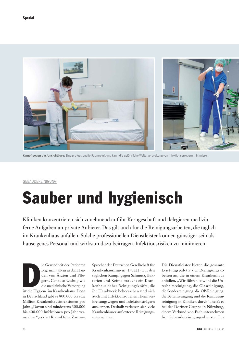 Vorschauseite 1: Sauber und hygienisch