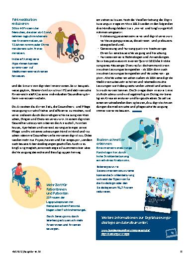 Vorschauseite 2: Digitalisierungsstrategie für das Gesundheitswesen und die Pflege