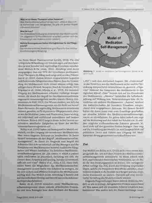 Vorschauseite 2: Der Prozess des Medikamenten-Selbstmanagements: Eine Modellrevision auf Basis einer qualitativen Sekundäranalyse