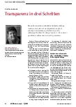 Vorschauseite 1: Transparenz in drei Schritten