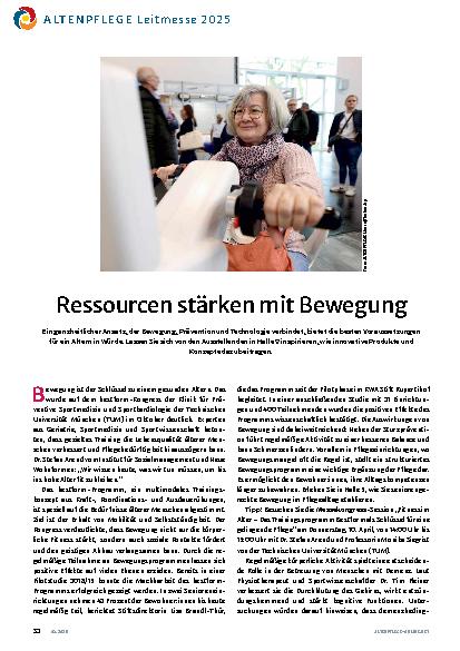 Vorschauseite 1: Ressourcen stärken mit Bewegung