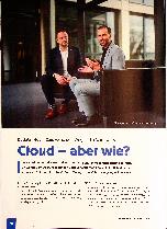 Vorschauseite 1: Dedalus Healthcare weist den Weg in die Datenwolke Cloud - aber wie?