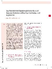 Vorschauseite 1: Das Potential der Ergotherapie in der Behandlung von Diabetes mellitus Typ 1 im Kindesund Jugendalter