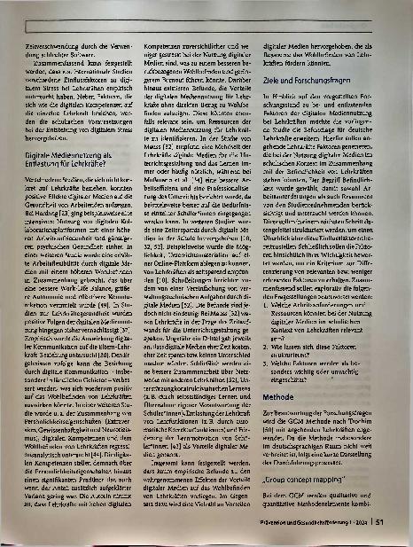 Vorschauseite 4: Arbeitsanforderungen und Ressourcen der digitalen Mediennutzung bei Lehrkräften