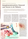 Vorschauseite 1: Komplementärmedizin: Potenzial und Nutzen in der Pädiatrie