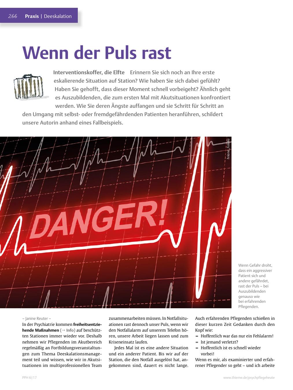 Vorschauseite 1: Wenn der Puls rast