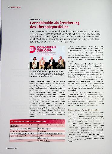 Vorschauseite 1: Cannabinoide als Erweiterung des Therapieportfolios