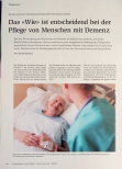 Vorschauseite 1: Das "Wie" ist entscheidend bei der Pflege von Menschen mit Demenz.