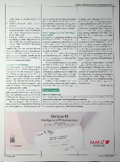 Vorschauseite 3: Aktuelles und Wichtiges aus dem Beruferecht