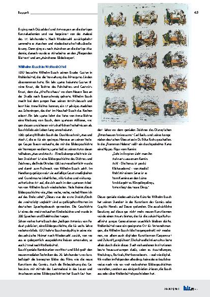 Vorschauseite 2: Wilhelm Busch in der Bibliotheksstadt Wolfenbüttel
