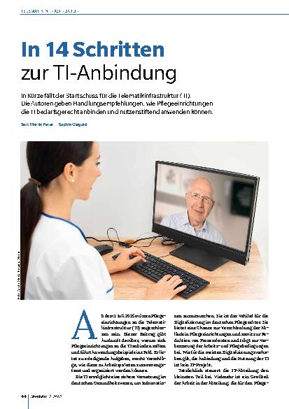 Vorschauseite 1: In 14 Schritten zur TI-Anbindung