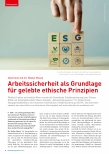 Vorschauseite 1: Arbeitssicherheit als Grundlage für gelebte ethische Prinzipien