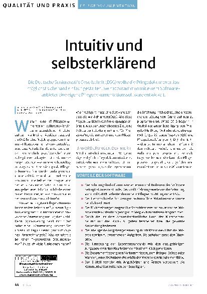 Vorschauseite 1: Intuitiv und selbsterklärend