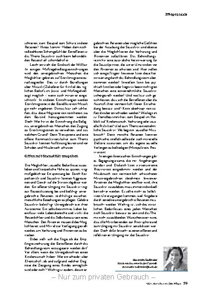 Vorschauseite 2: Sexualität zulassen