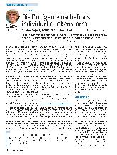 Vorschauseite 1: Die Dorfgemeinschaft als individuelle Lebensform