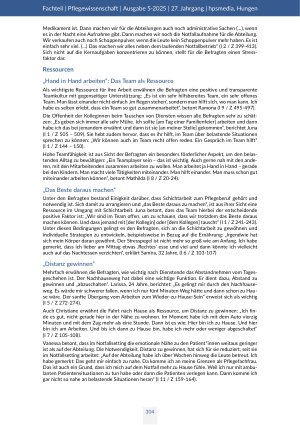 Vorschauseite 6: „Das Beste daraus machen“ Förderung der Work-Life-Balance von Pflegefachpersonen im pädiatrischen Notfallsetting: Eine qualitativ-explorative Studie