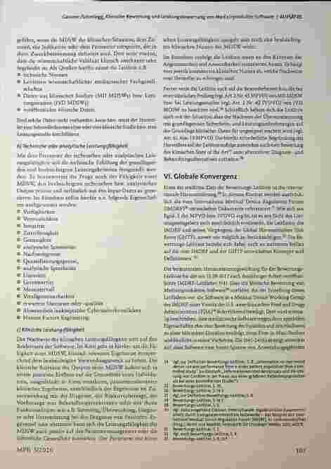 Vorschauseite 4: Klinische Bewertung und Leistungsbewertung von Medizinprodukt-Software - normative Integration und globale Konvergenz