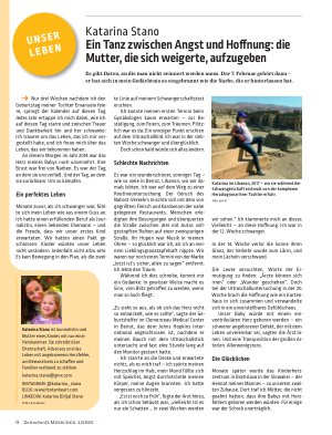 Vorschauseite 1: Ein Tanz zwischen Angst und Hoffnung: die Mutter, die sich weigerte, aufzugeben