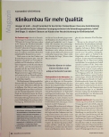Vorschauseite 1: Klinikumbau für mehr Qualität