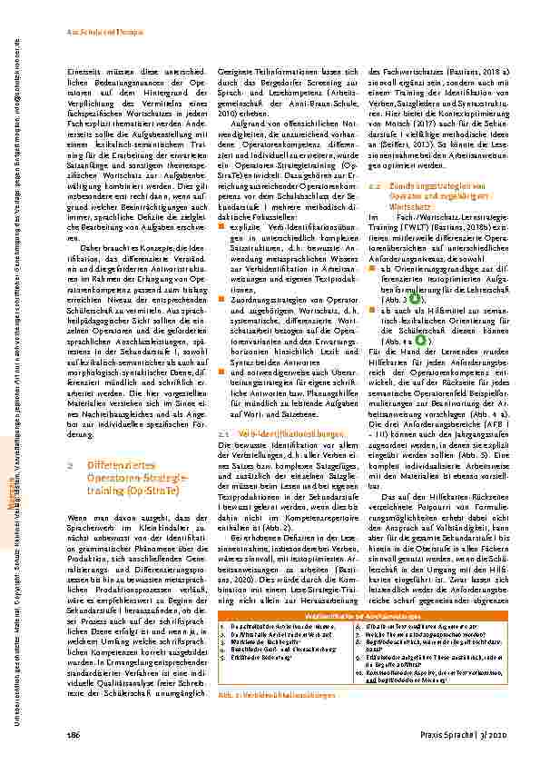 Vorschauseite 2: Operatorenkompetenz durch differenziertes Operatoren-Strategietraining (Op-StraTe)