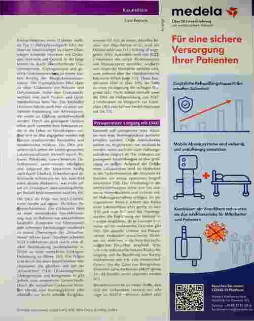 Vorschauseite 6: Schwerer Schockzustand mit kombinierter Laktatund Ketoazidose bei einem Patienten nach Pankreas-Linksresektion unter Metforminund Dapagliflozin-Dauertherapie.