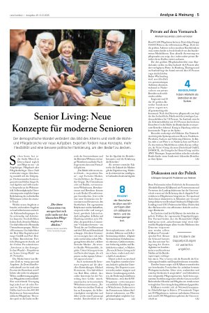 Vorschauseite 1: Senior Living: Neue Konzepte für moderne Senioren