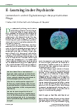 Vorschauseite 1: E-Learning in der Psychiatrie
