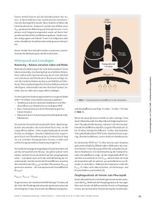 Vorschauseite 2: Ösophagusdruckmessung – zwischen Evidenz, Potenzial und Zurückhaltung