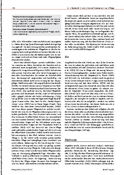 Vorschauseite 2: Live-Ins: Eine Kartierung relevanter Akteur_innen und moralischer Normen auf der Public-Health-Ebene