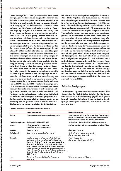Vorschauseite 3: Advance Care Planning im Akutkrankenhaus Eine qualitative Analyse der Bedingungen und Voraussetzungen