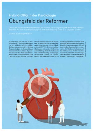 Vorschauseite 1: Hybrid-DRG in der Kardiologie Übungsfeld der Reformer