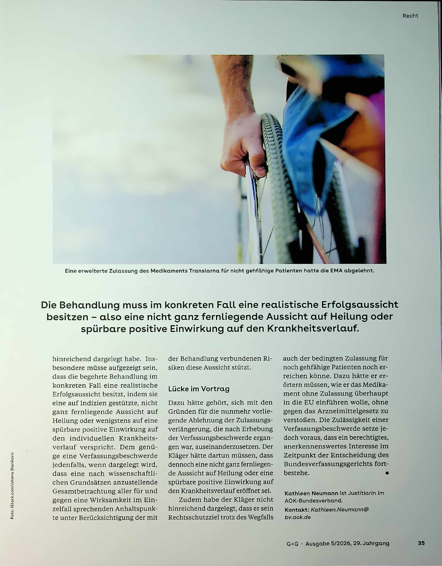 Vorschauseite 2: Ohne Zulassung kein Weg zur Kasse