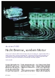 Vorschauseite 1: Aus dem ZVEG: Nicht Bremse, sondern Motor.