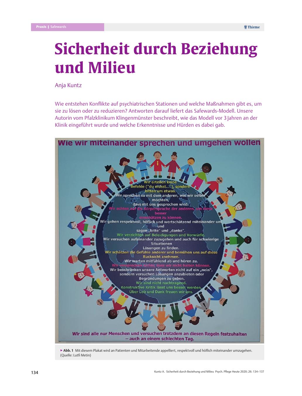 Vorschauseite 1: Sicherheit durch Beziehung und Milieu